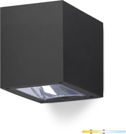 LED napelemes fali lámpa QUERK LED/1,2V 3000/4000K IP54 800 mAh