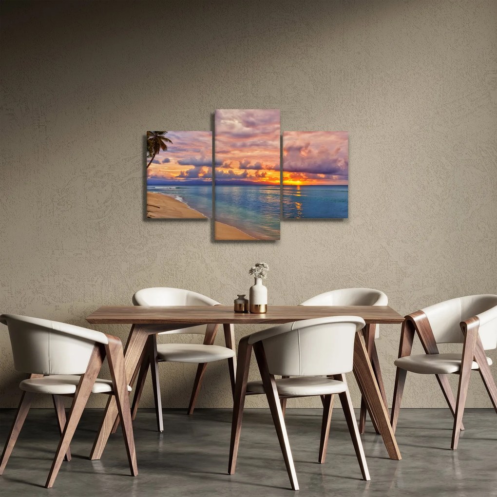 Kép - Naplemente a tengerparton (90x60 cm)