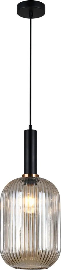 ITALUX PND-5588-1L-BK-AMB ANTIOLA Modern Függesztett Lámpa E27 IP20