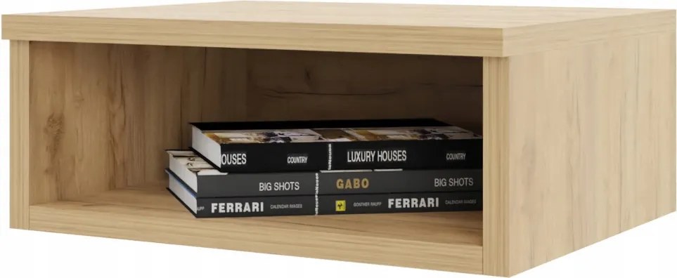 Akasztós éjjeliszekrény, craft tölgy 40x30x16