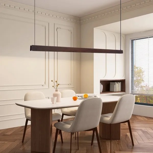 Immax NEO 07301L-LED Dimmelhető kábeles függeszték MADEIRA 33W/230V Wi-Fi Tuya 152 cm dió