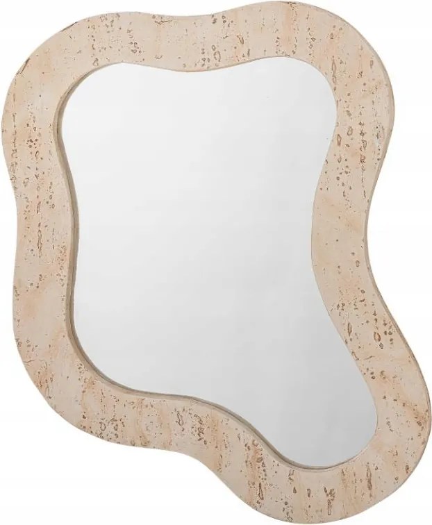 Bloomingville Meg Fali tükör műgyanta kerettel Bézs