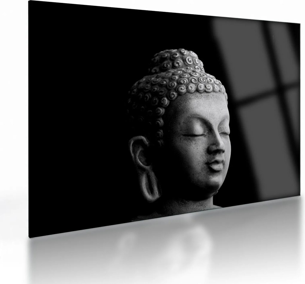 Üveg kép - Buddha, portré (70x50 cm)