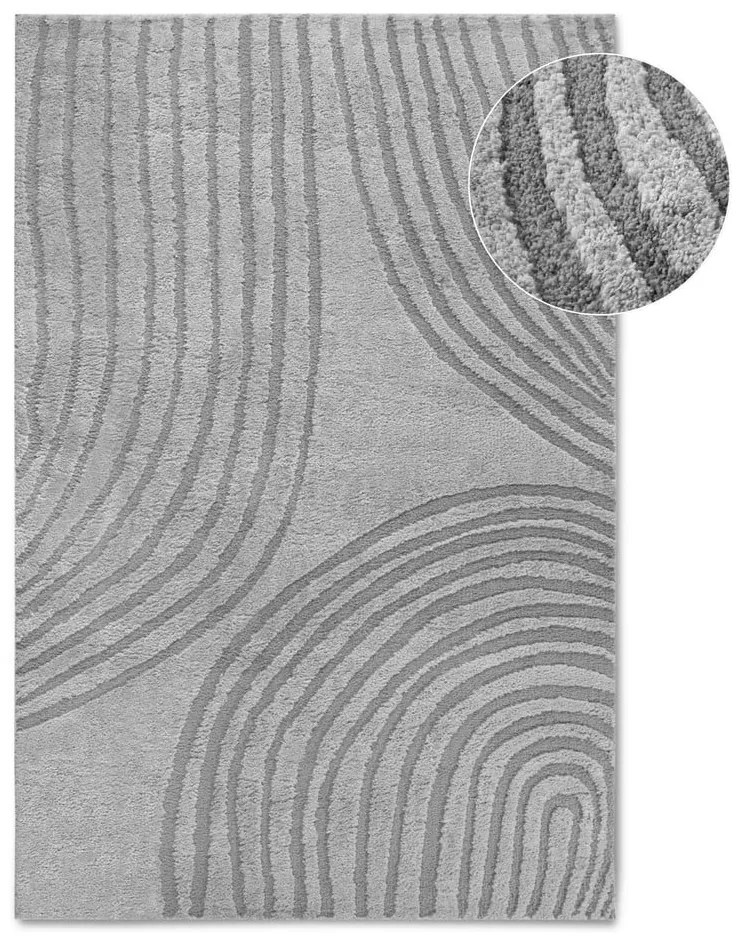 Szürke szőnyeg 120x170 cm Pigment Light Grey – Elle Decoration