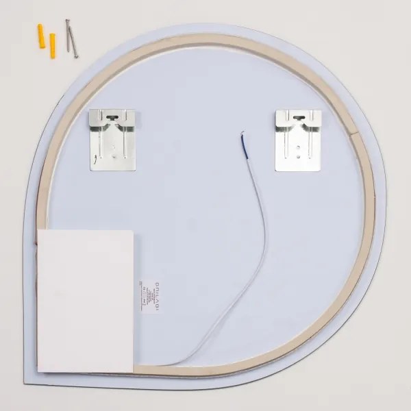 Brilagi - LED fürdőszobai tükör RICADI LED/19W/230V 60x60 cm IP44 CRI 90 dimmelhető+CCT