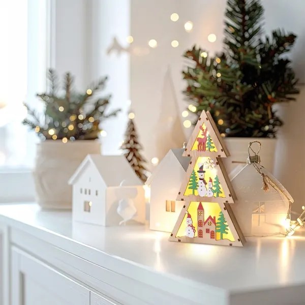 Brilagi - LED karácsonyi dekoráció LED/2xAA karácsonyfa