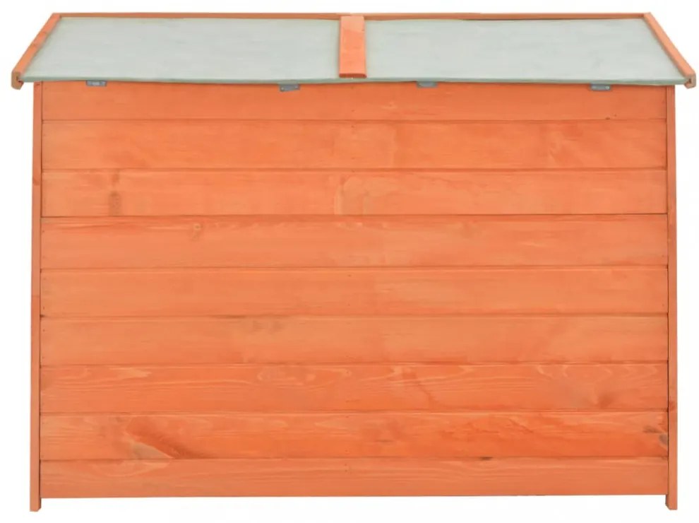 fa kerti fészer 128x42x91 cm