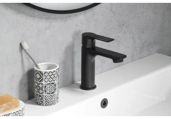 Sapho - Mosdócsap PAX 16,5 cm matt fekete