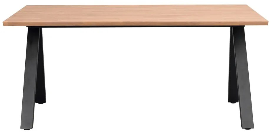 Bővíthető étkezőasztal tölgyfa asztallappal 170x100 cm Carradale - Rowico