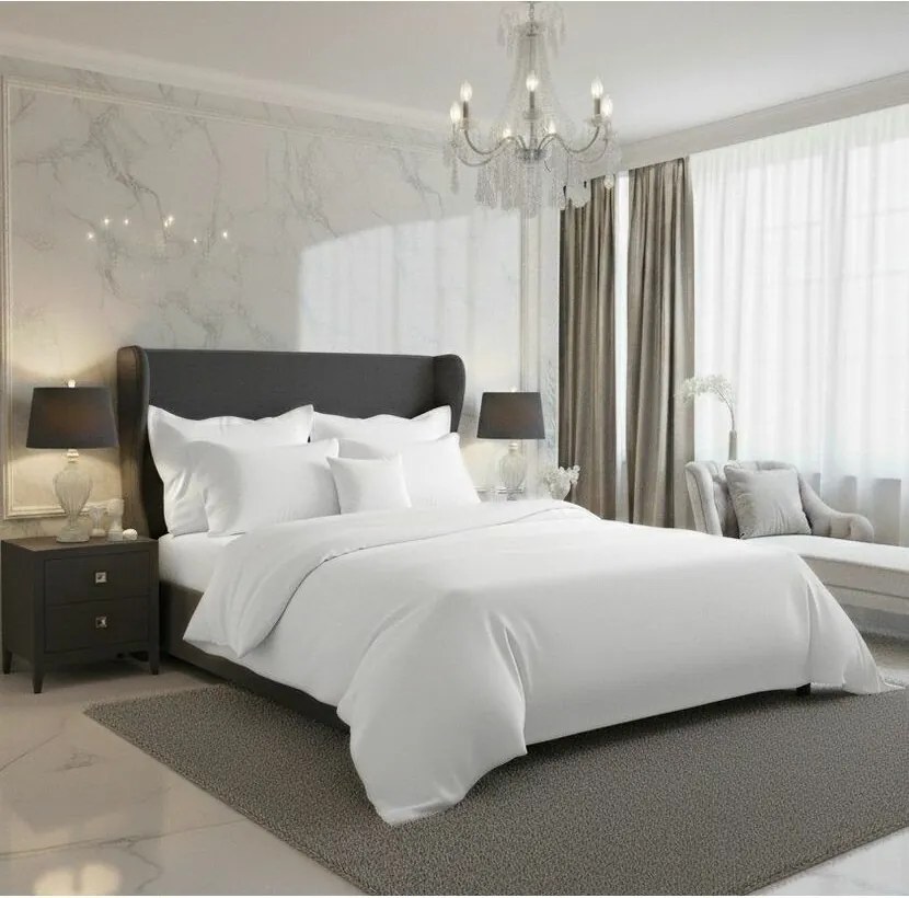 Kvalitex Szatén ágyneműhuzat Luxury Collection fehér, 240 x 200 cm, 2 db 70 x 90 cm