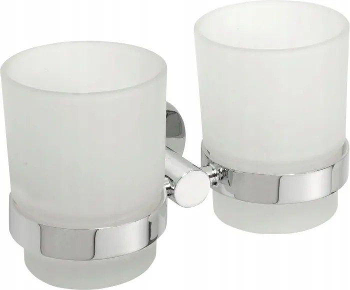 Sapho X-round dupla pohártartó króm XR902