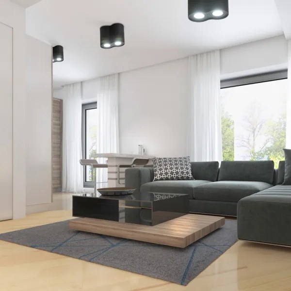 Spotlámpa HADAR 2xGU10/10W/230V fekete