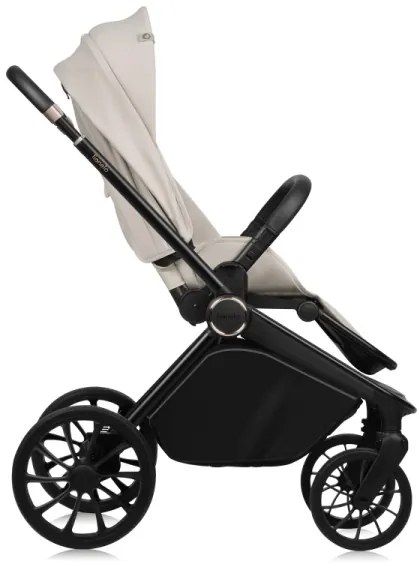 Lionelo - MIKA PLUS 2 az 1-ben kombinált babakocsi, bézs homok