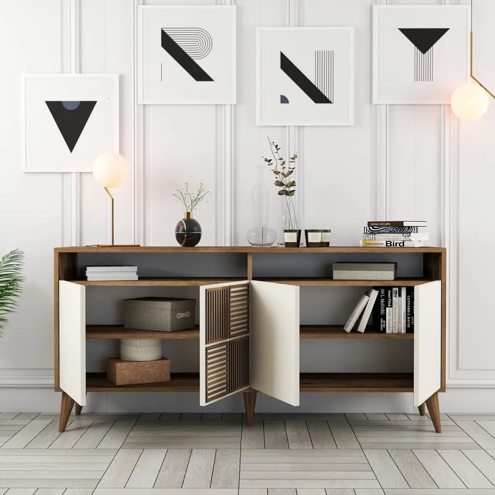 Milan 160 - Walnut, Cream