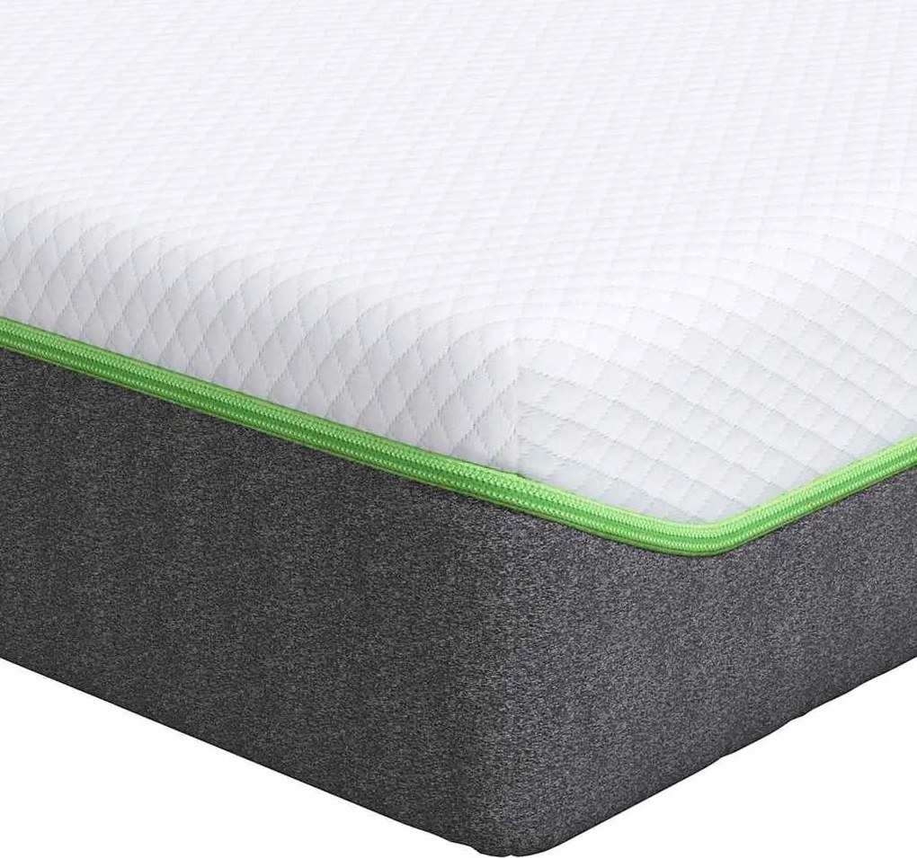 vidaXL Matrac Fehér és Szürke 70 x 200 cm Jacquard szövet