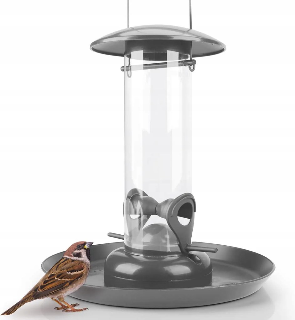 Madáretető XL Wildlife Friend 21.5 X 21.5 X 35 CM oszlop tállal