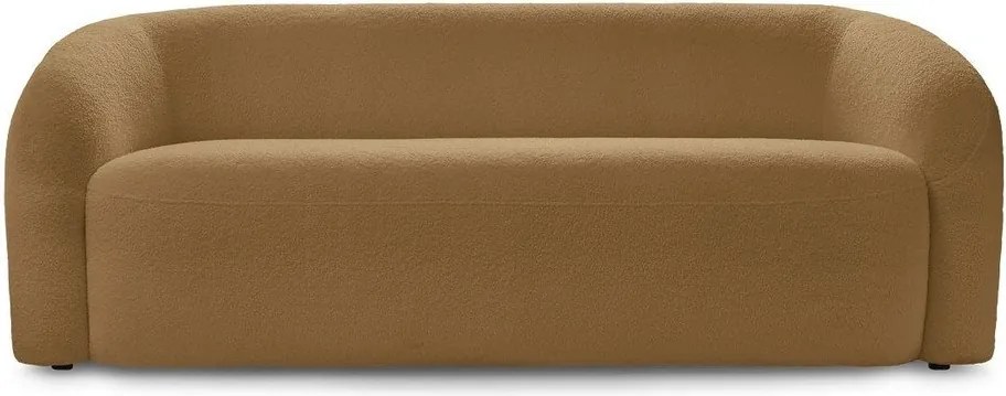 Mustársárga buklé kanapé 193 cm Elina – Bobochic Paris