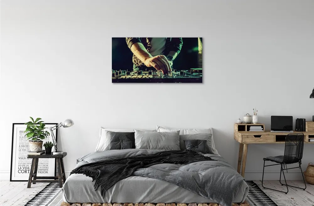 Canvas képek Konzol DJ fejhallgató 140x70 cm