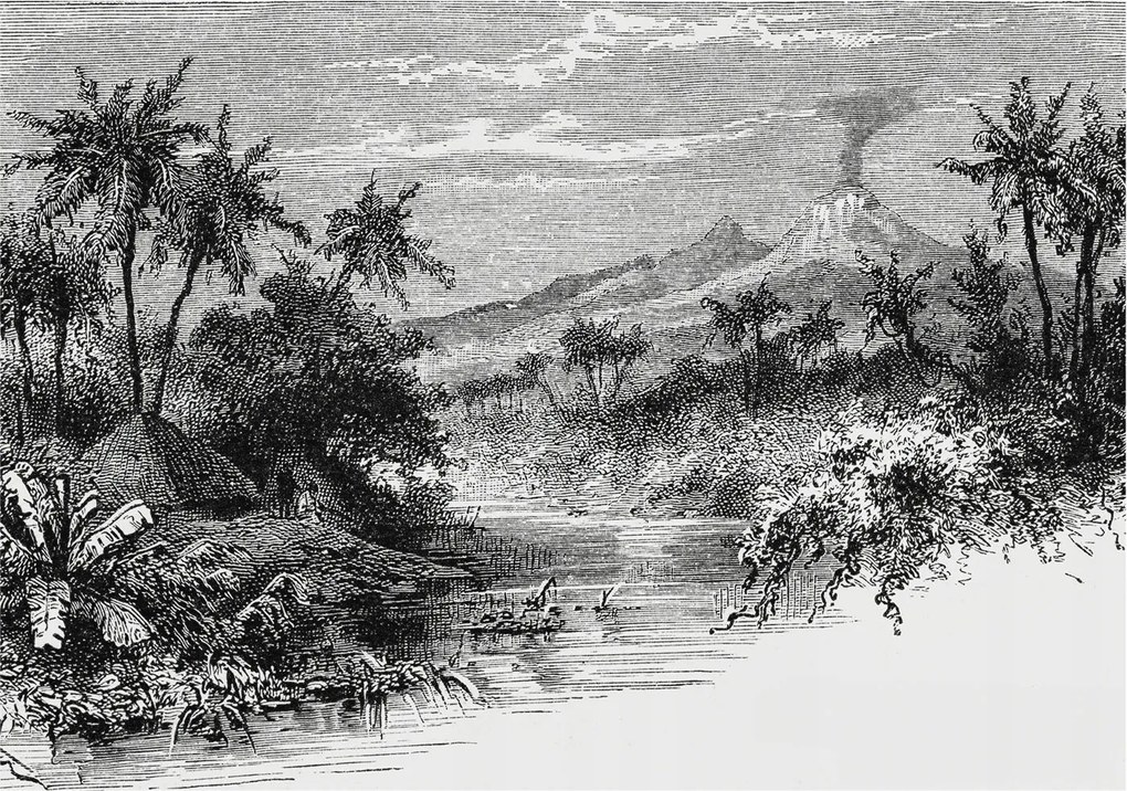 Fotótapéta Flizelina Dekoratív az irodába Egzotikus panoráma 208x146 Ragasztó