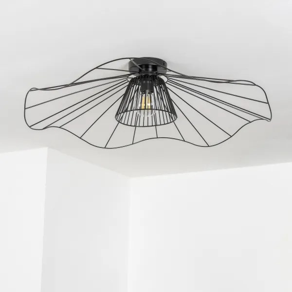 Brilagi - CERIA WIRE LED felületre szerelhető csillár 1xE27/40W/230V Ø 80 cm fekete
