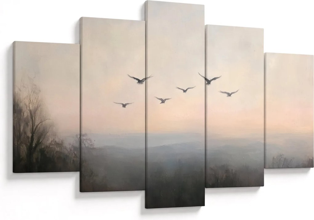 Kép - Madárcsapat (150x105 cm)