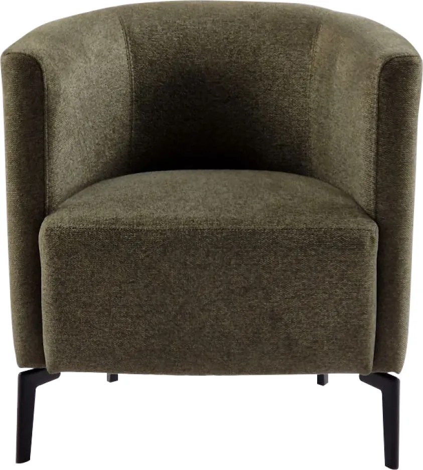 Design fotel, zöld/fekete, KAPY