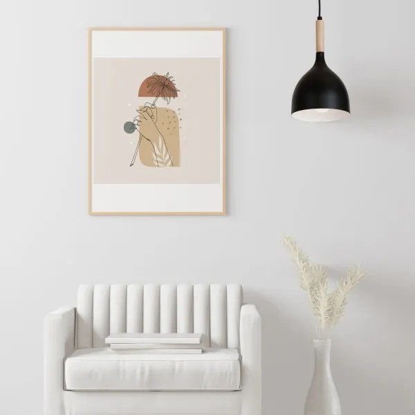 Csillár zsinóron NOAK WOOD 1xE27/15W/230V fekete/bükkfa