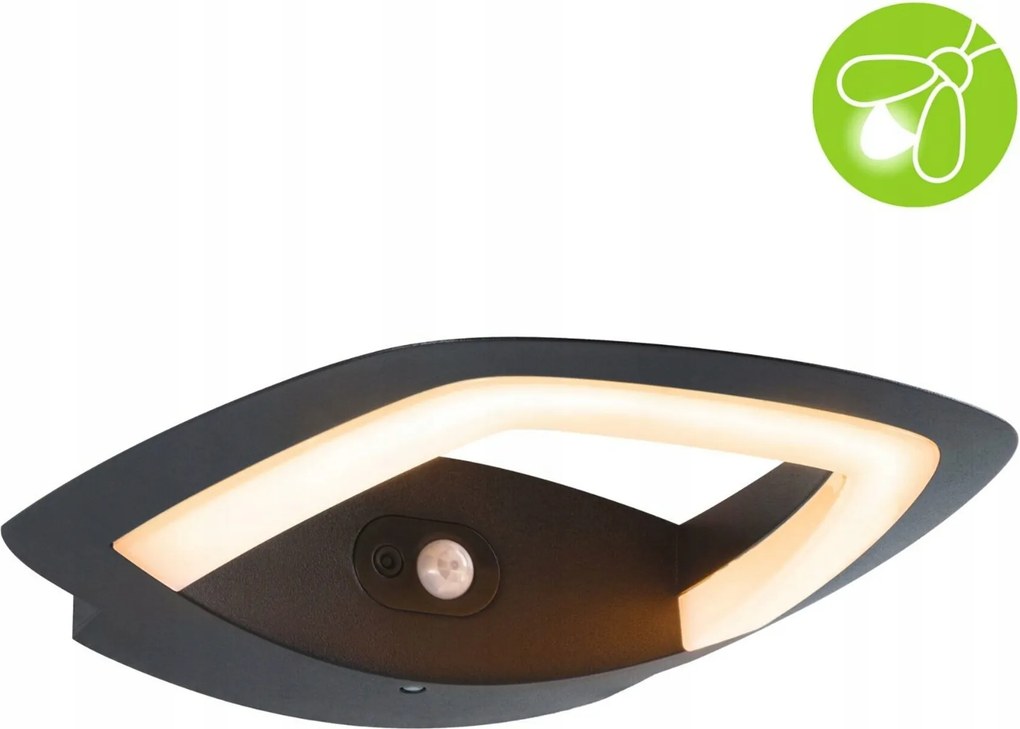 Paulmann Led kültéri lámpa Akena 10.8W IP44 2200K mozgásérzékelős antracit