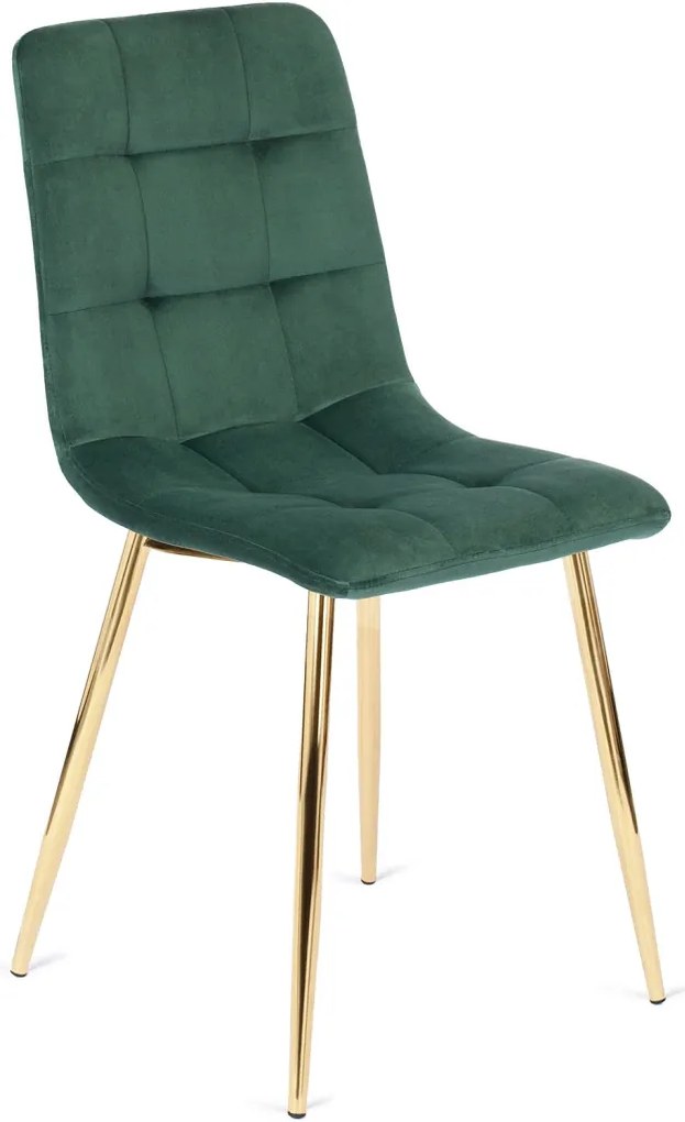 Zöld Bársony Étkezőszék YORK