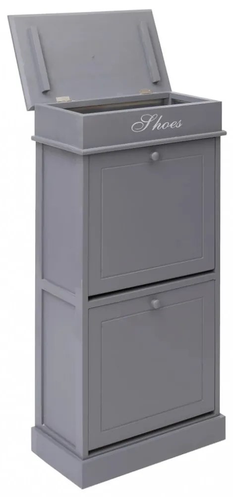 szürke császárfa cipősszekrény 50 x 28 x 98 cm