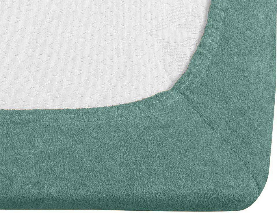 Frottír gumis lepedő EXCLUSIVE mentás 90 x 200 cm