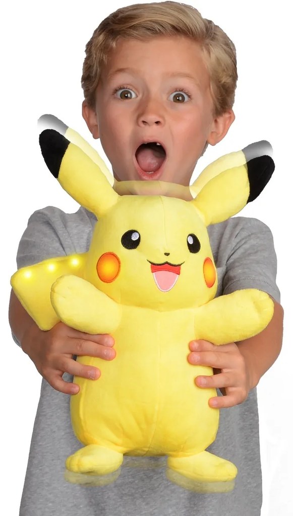 Interaktív plüss Pokémon Pikachu, 30 cm-es