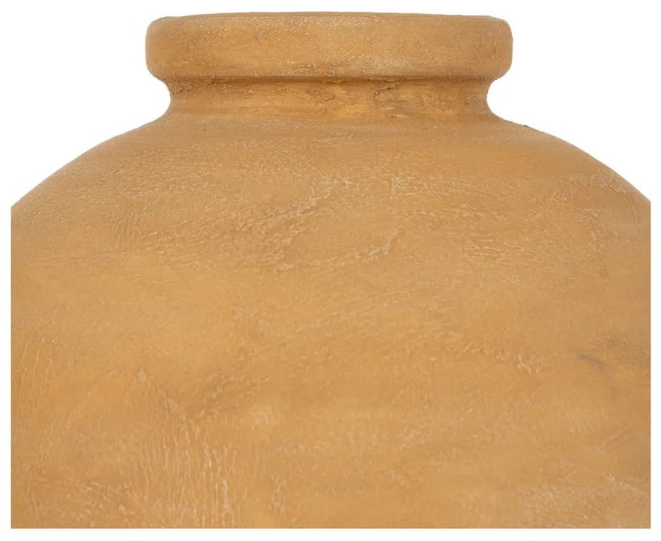 Mustársárga kerámia magas váza (magasság 60 cm) Eufen – Ixia