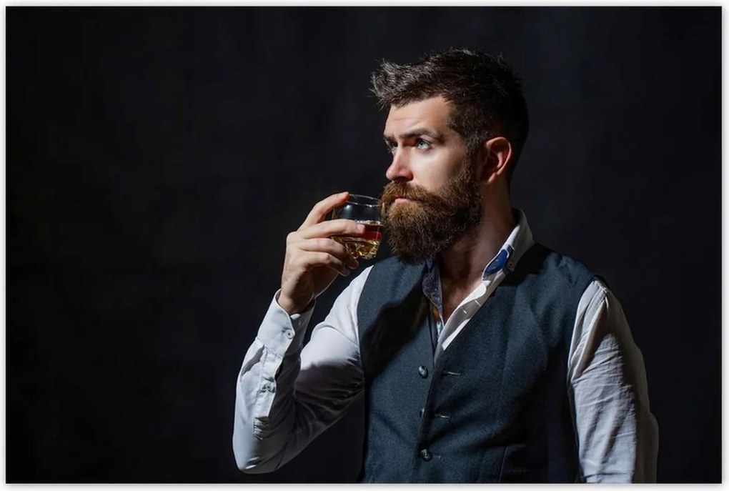 Poszterek 120x80 Elegáns üzletember úr