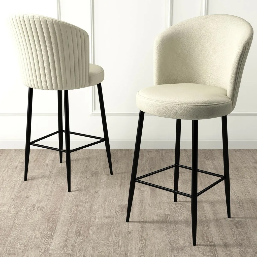 Alte Cream bárszék szett, 4 db, 4 db
