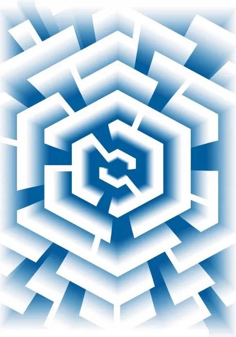 Fotótapéta Geometrikus labirintus vinil absztrakt 184x254 +ragasztó