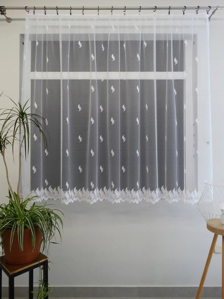 Mg Függöny 2022 Fehér 200x160cm Kész Szalaggal M