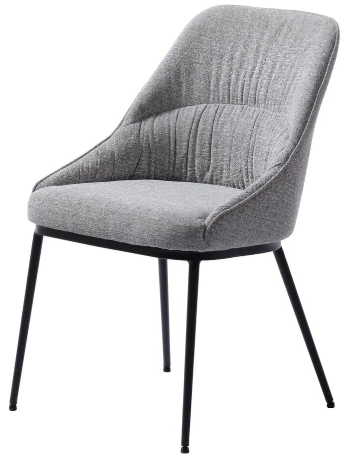 Szürke étkezőszék szett 2 db-os Meridian – Unique Furniture