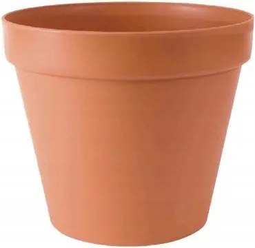 Glinka virágcserép 22 m. 19,5 cm Te (R624) agyag virágcserép utánzat