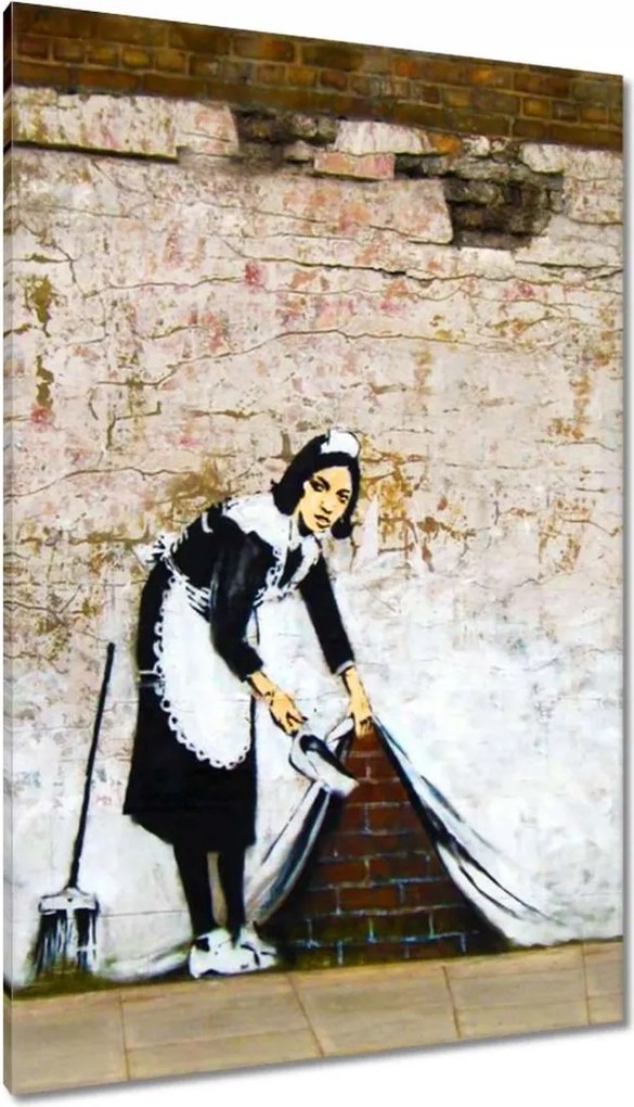 Vászonkép 80x120 Banksy Szobawka Grafiti
