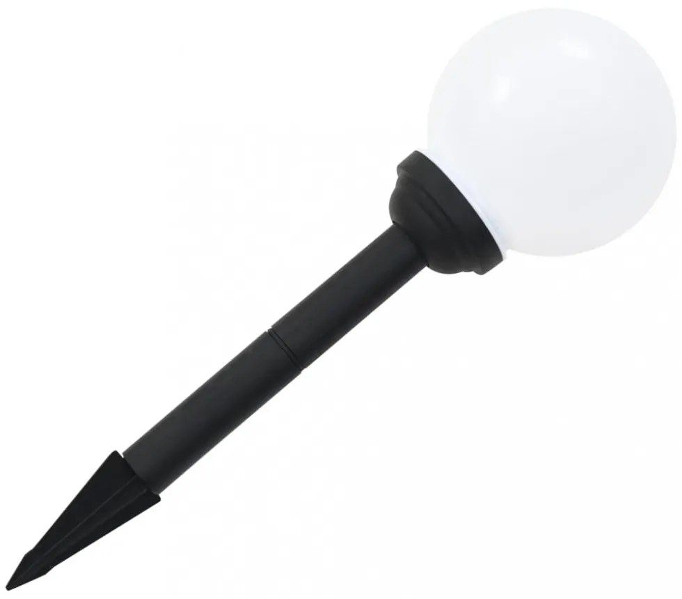 6 db napelemes kültéri LED gömblámpa 20 cm RGB