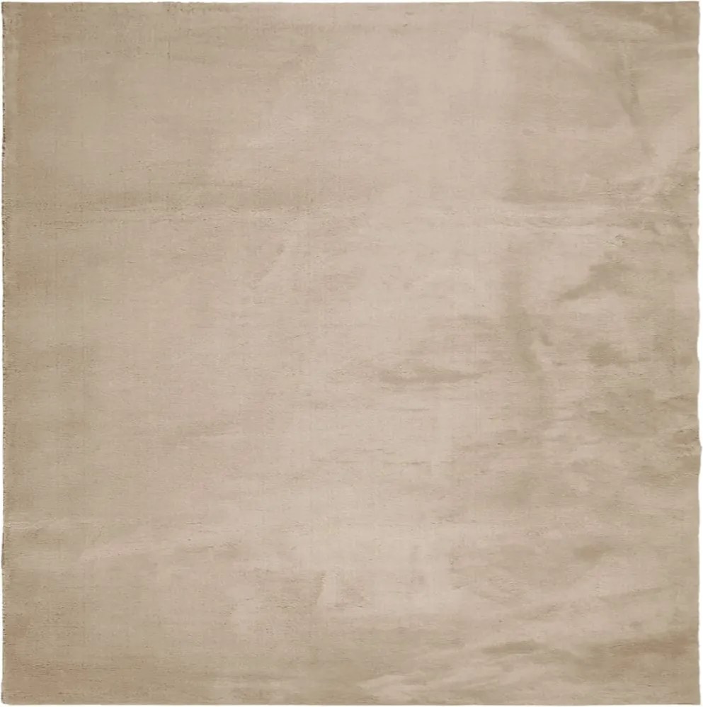 vidaXL HUARTE homokszínű rövid szálú puha és mosható szőnyeg 240x240cm