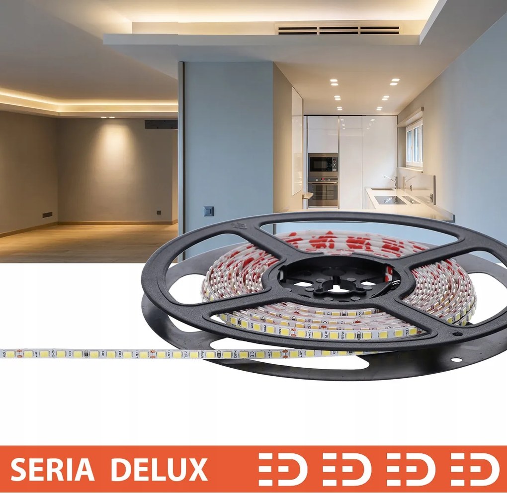 Led szalag 4mm|Semleges fehér|24V|160 LED/m|1050lm/m |10m |7 év garancia