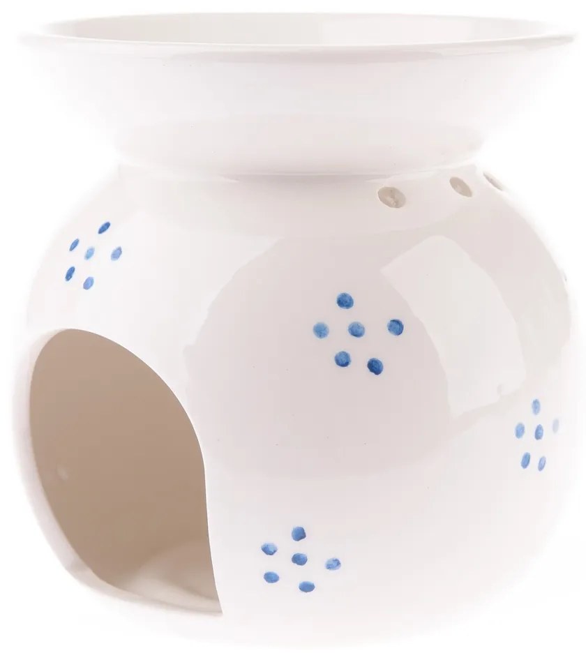 Porcelán aromalámpa Campesino fehér, 9,8 x 12,5cm, porcelán, fehér
