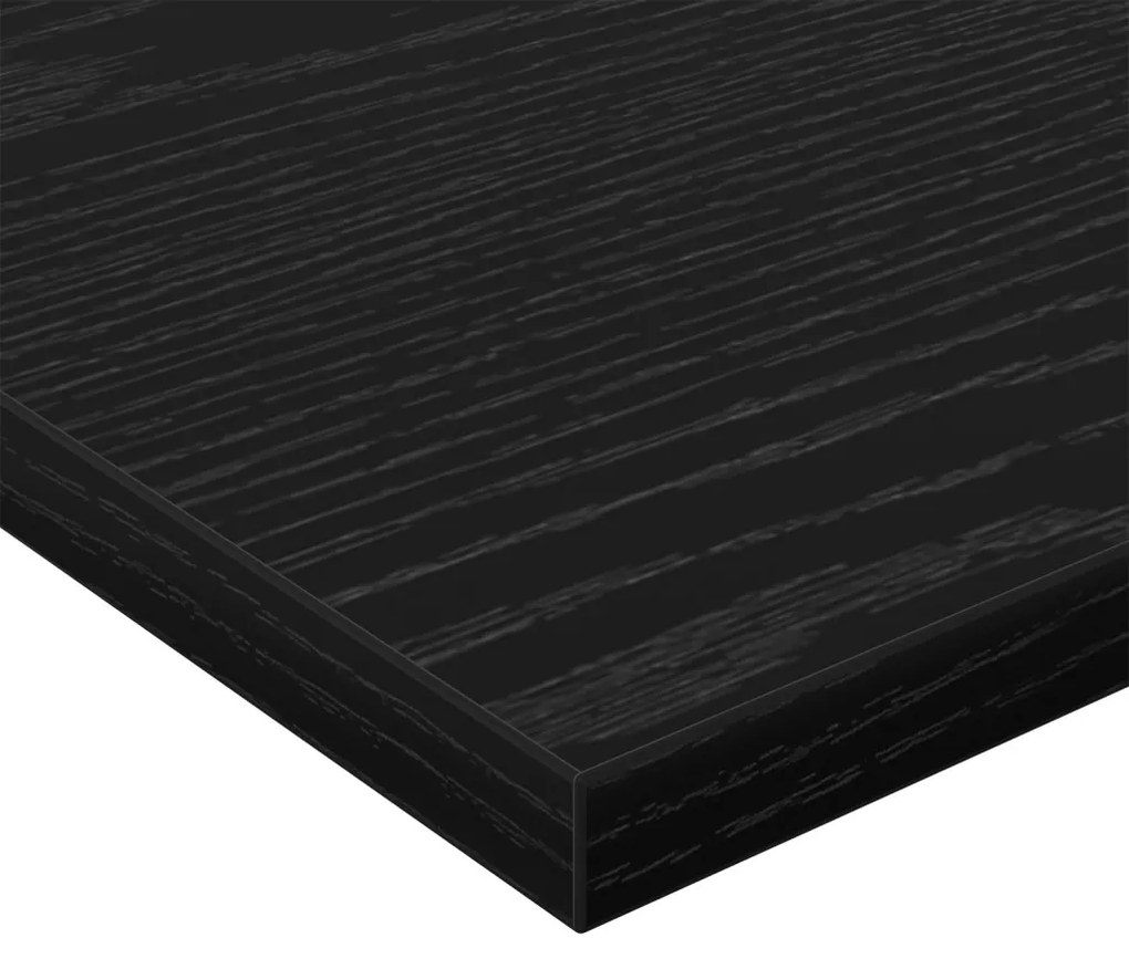 Polctáblák - 4 Darab Fekete Tölgy Színben, 60x30x1.5 cm, mérnöki fa anyagból készült