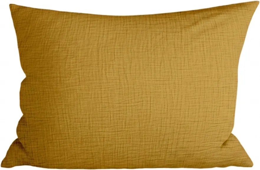 Muszlin párnahuzat MUSSARI 50x70 cm, világossárga