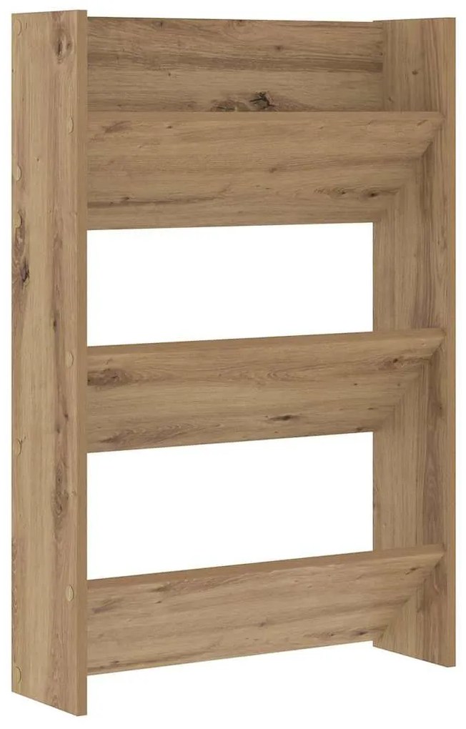 Cipőszekrény 2 pcs Artisan tölgy 60 x 18 x 90 cm Faanyag