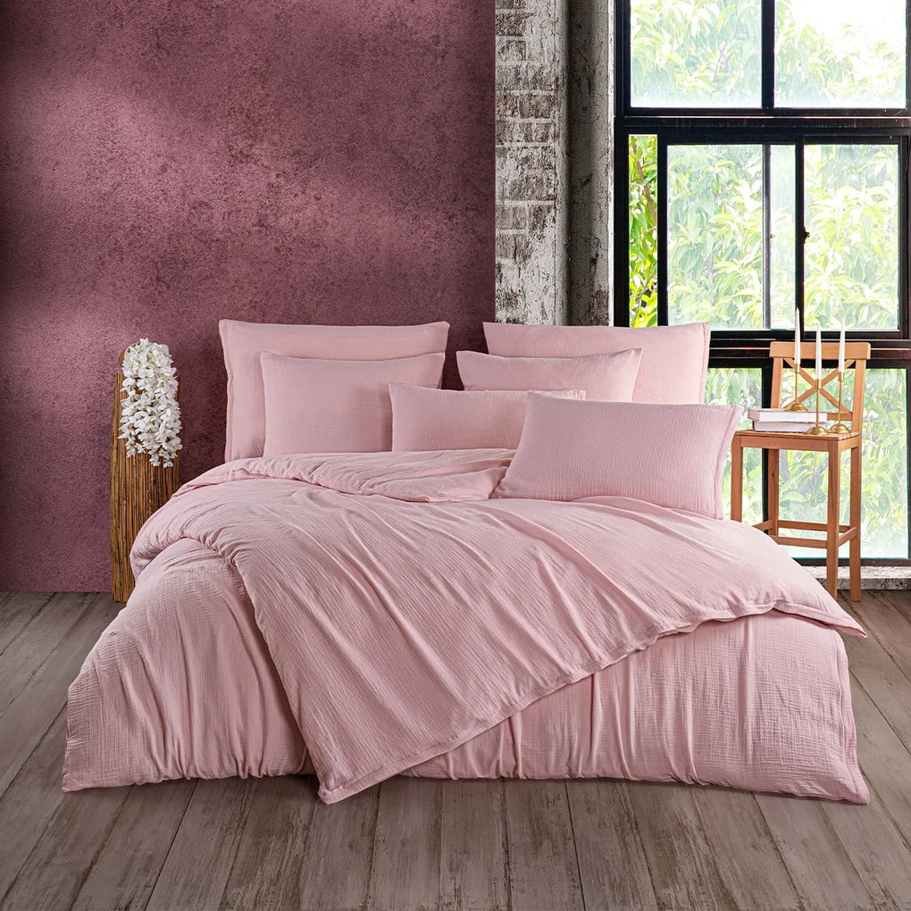 4Home Muszlin ágynemű Rosa, 160 x 200 cm, 70 x 80 cm
