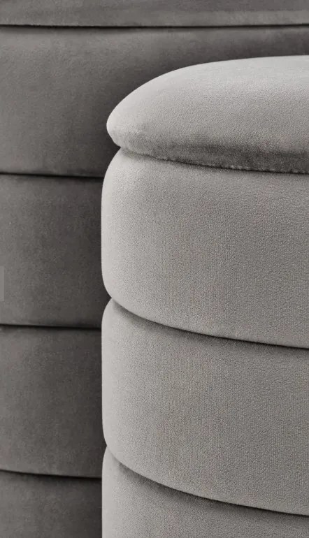 Pacho puff szett szürke