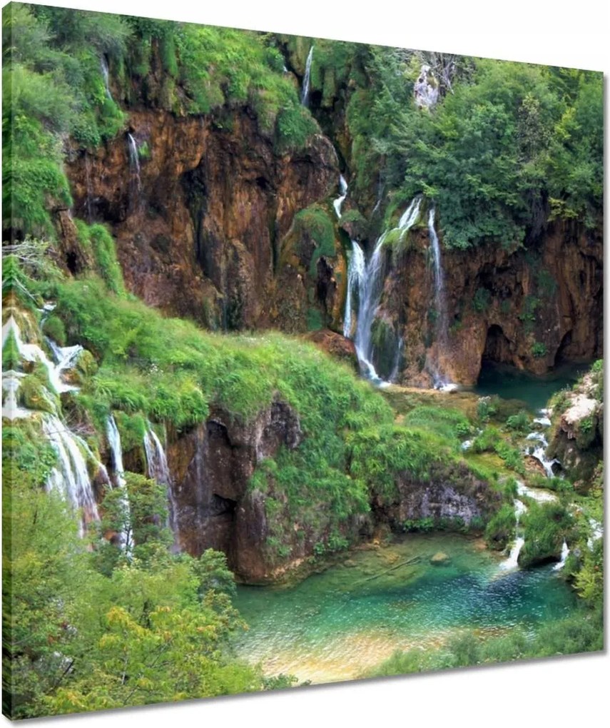 Vászonkép 60x60 Magasabb a vízesésnél